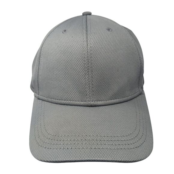 Athletic Works Fitted Hat Gray L-XL Stretch Blank Solid 6 Panel Outdoor - Picture 1 of 9